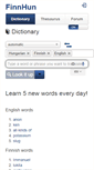 Mobile Screenshot of finnhun.com
